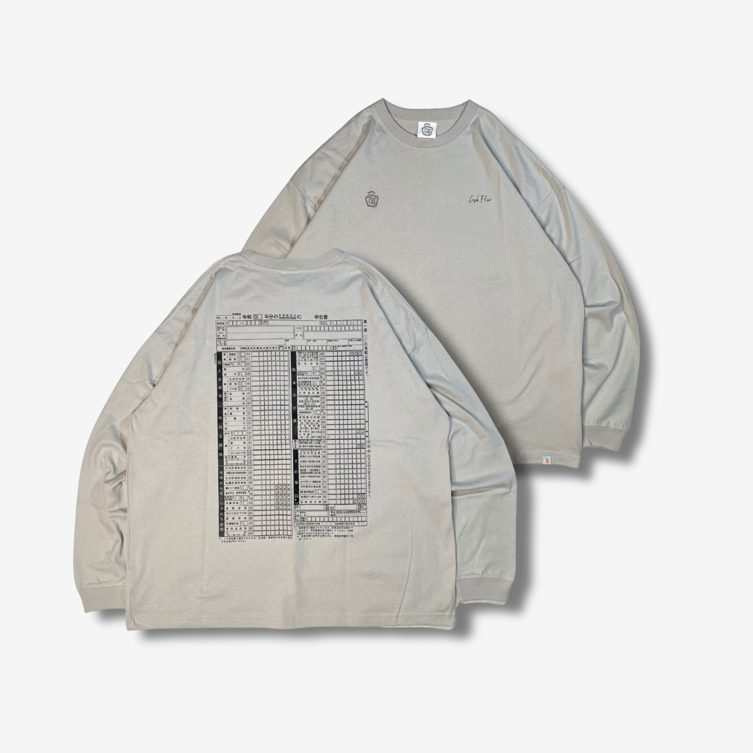 確定申告 "Cash Flow" LS Tee Ⅱ