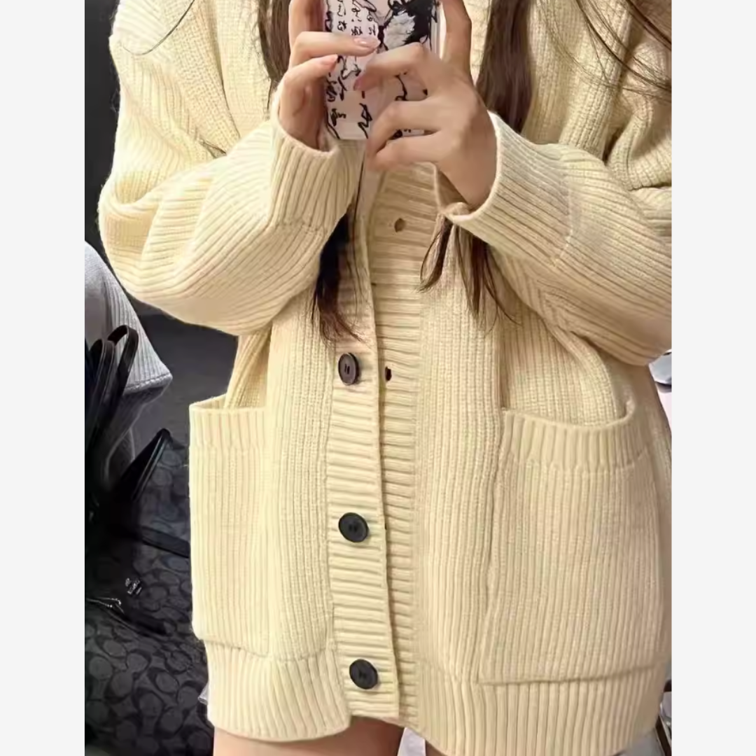 Chunky Rib Cardigan [DLN015]