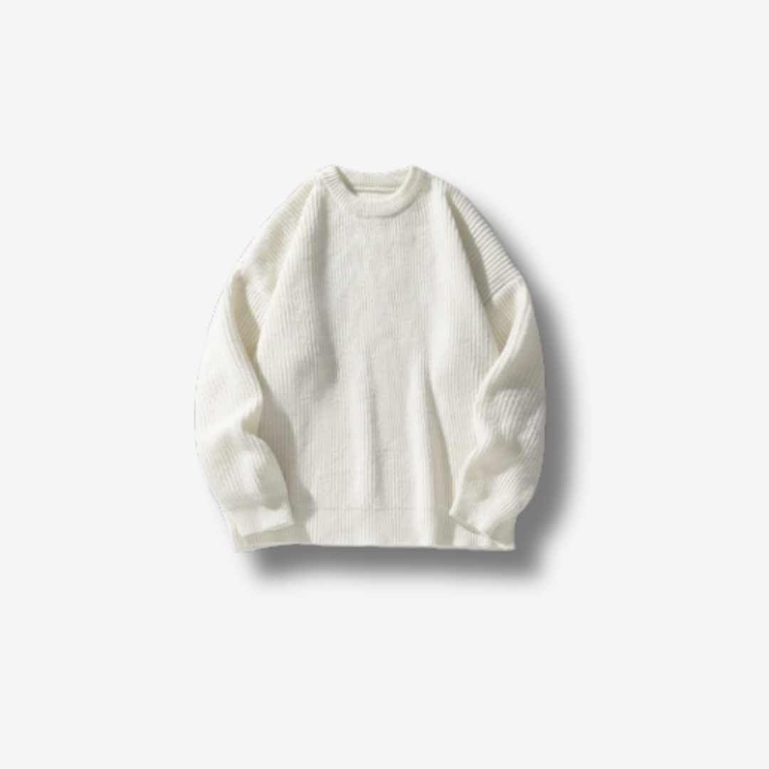 Chunky Rib Knit Oversize Sweater [DLN009]