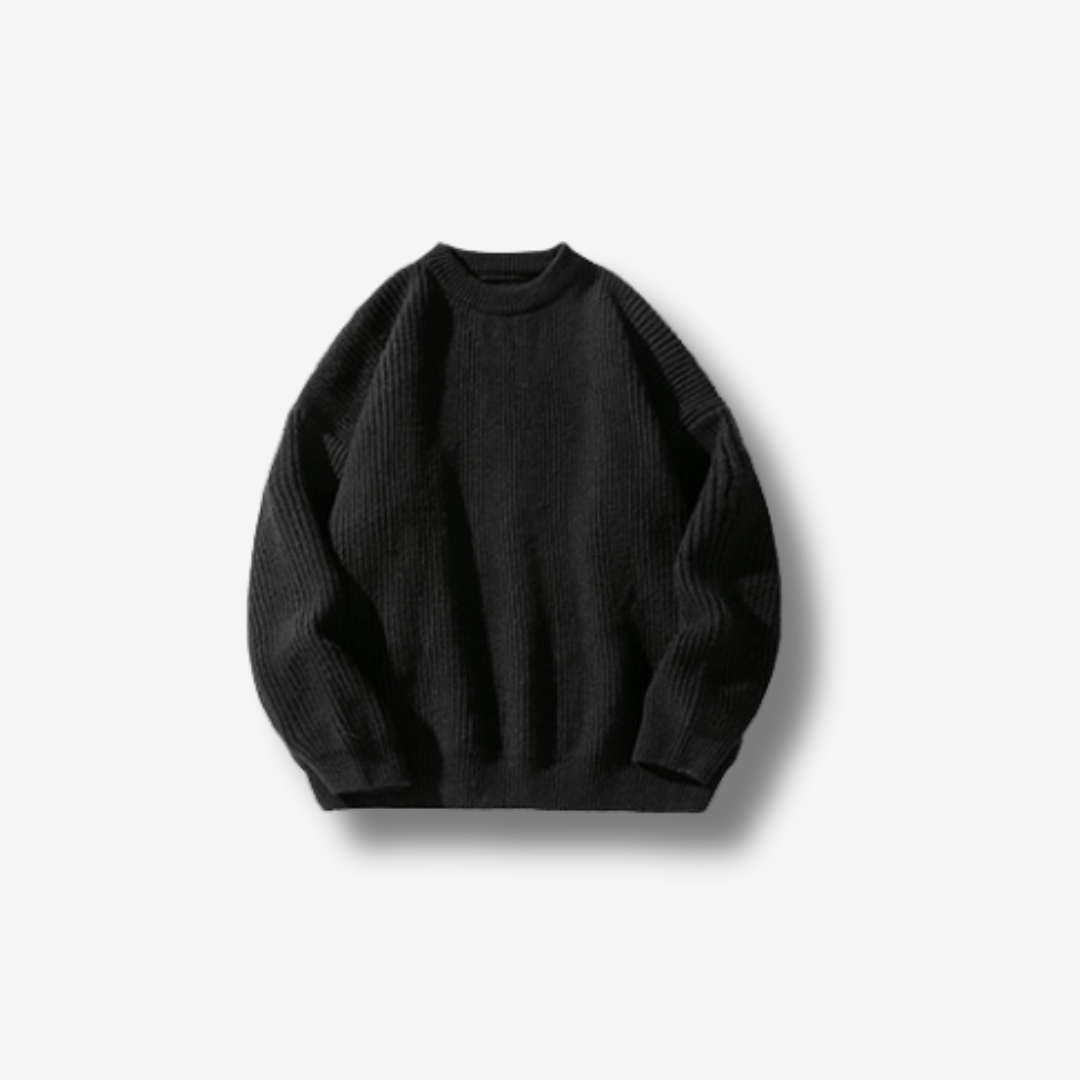 Chunky Rib Knit Oversize Sweater [DLN009]