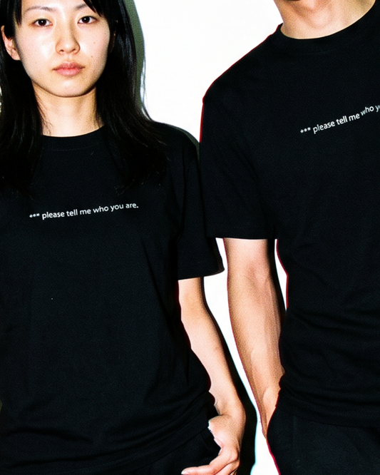 "please tell me who you are" Tee