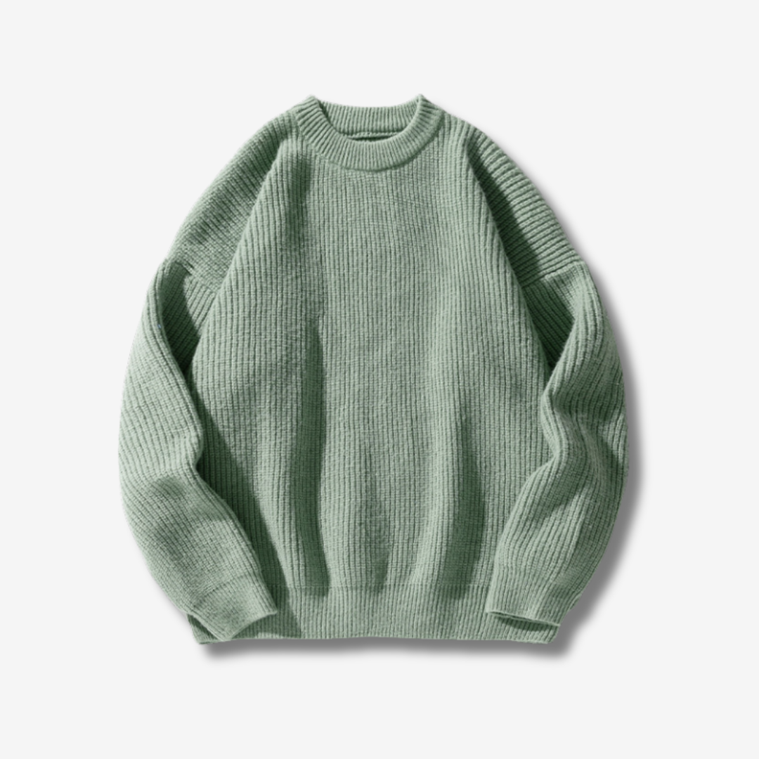 Chunky Rib Knit Oversize Sweater [DLN009]