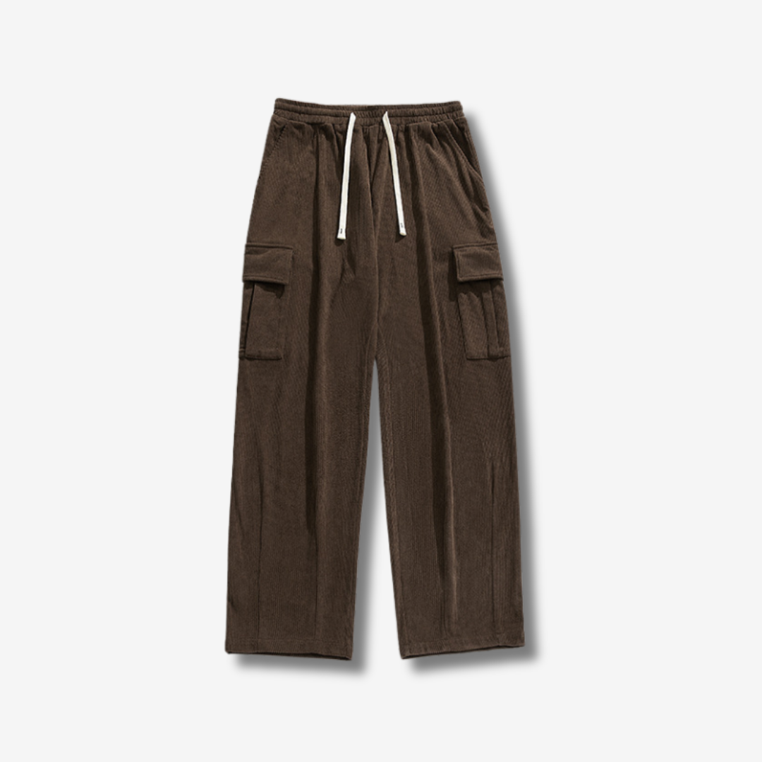Loose Corduroy Cargo Pants [DLN012]
