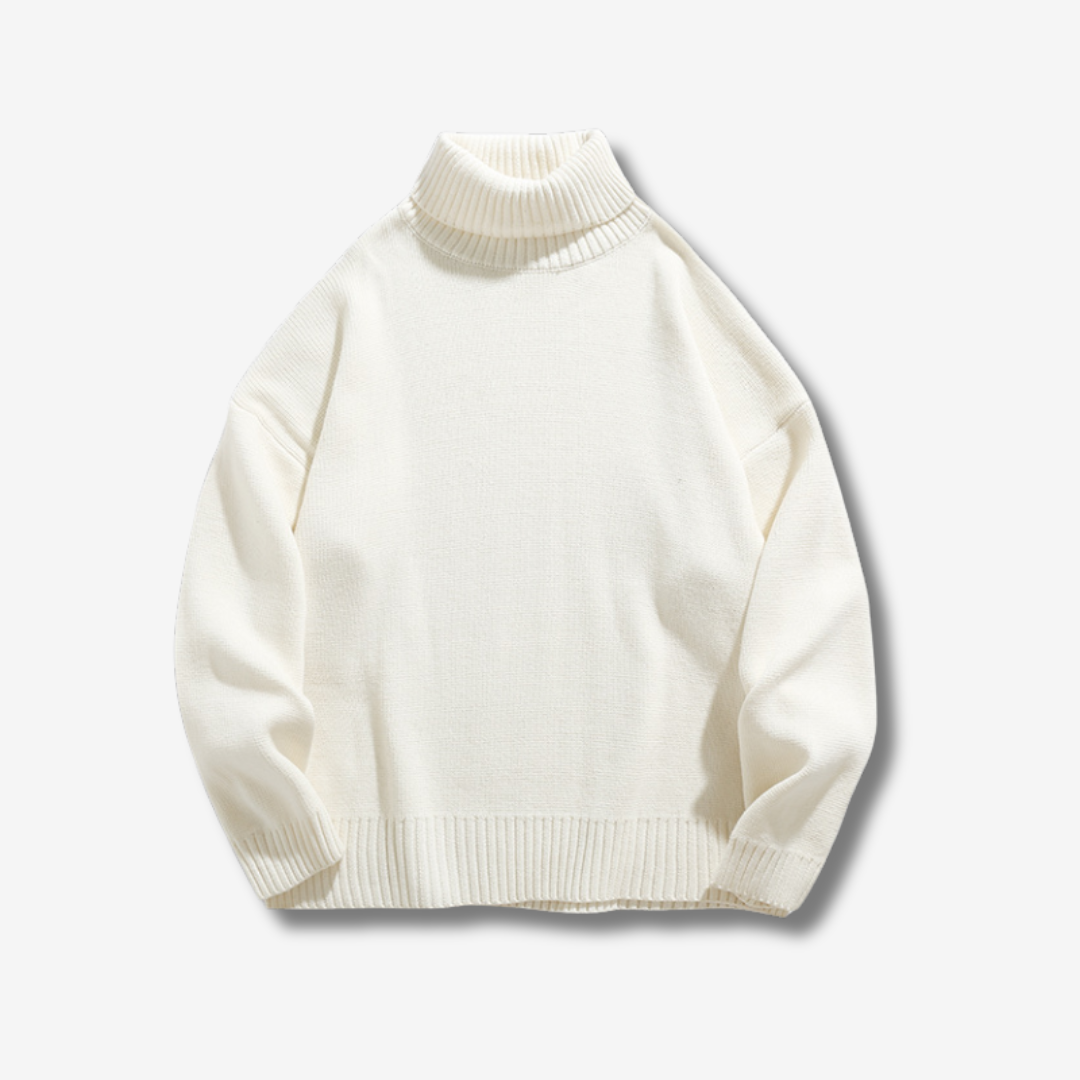 Snow Knit Loose Turtleneck [DLN010]