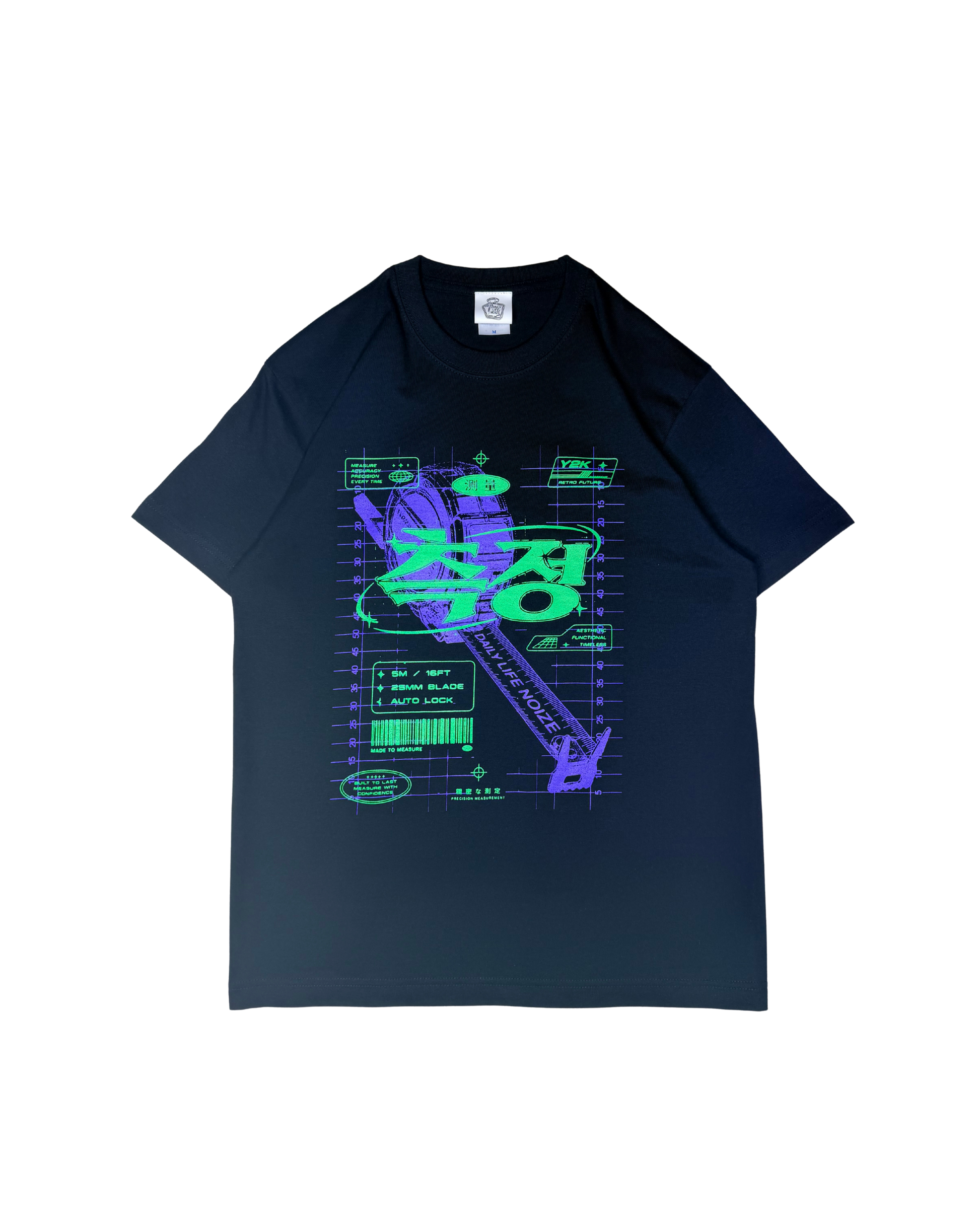 「Scale」スケールグラフィックTシャツ 正面｜DAILY LIFE NOIZE