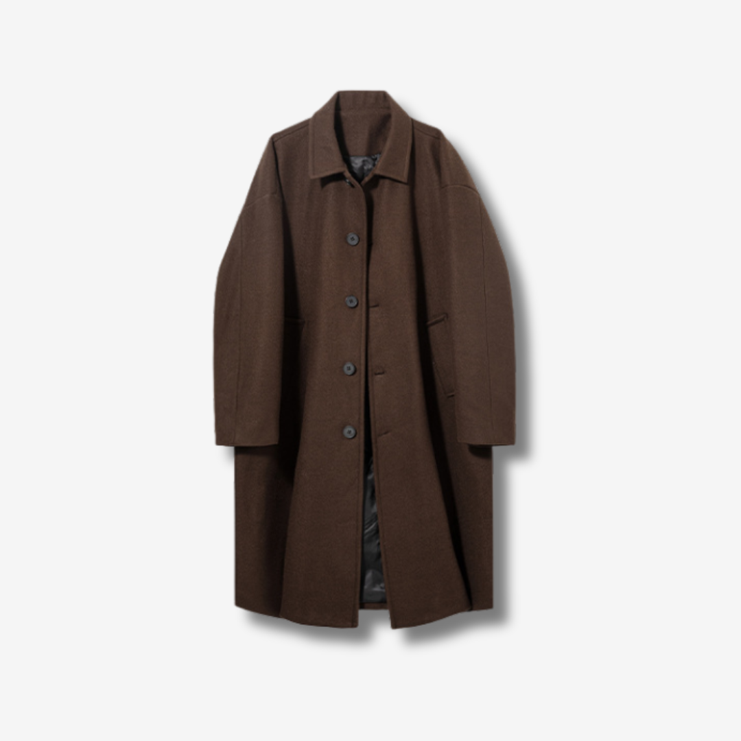 Wool Blend Overcoat [DLN014]