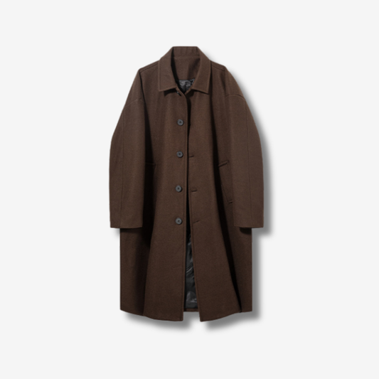 Wool Blend Overcoat [DLN014]