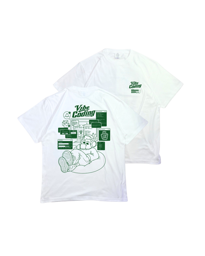 Vibe Coding Tシャツ 正面｜エンジニア AIコーディング｜DAILY LIFE NOIZE