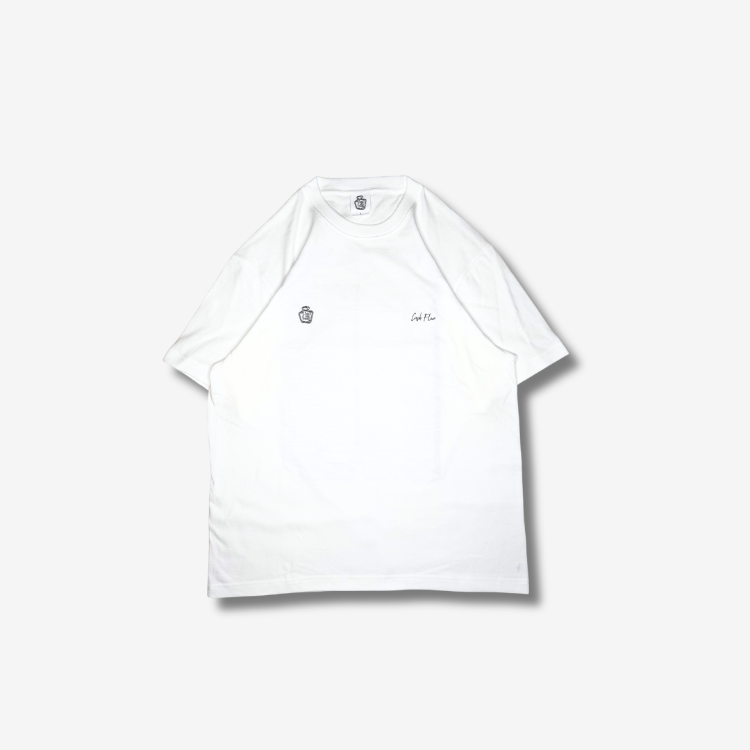 確定申告「Cash Flow」Tシャツ 白背景 全体｜DAILY LIFE NOIZE