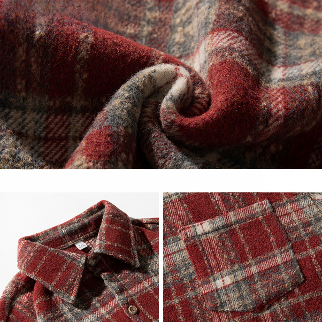 Loose Flannel Check Shirt [DLN011]