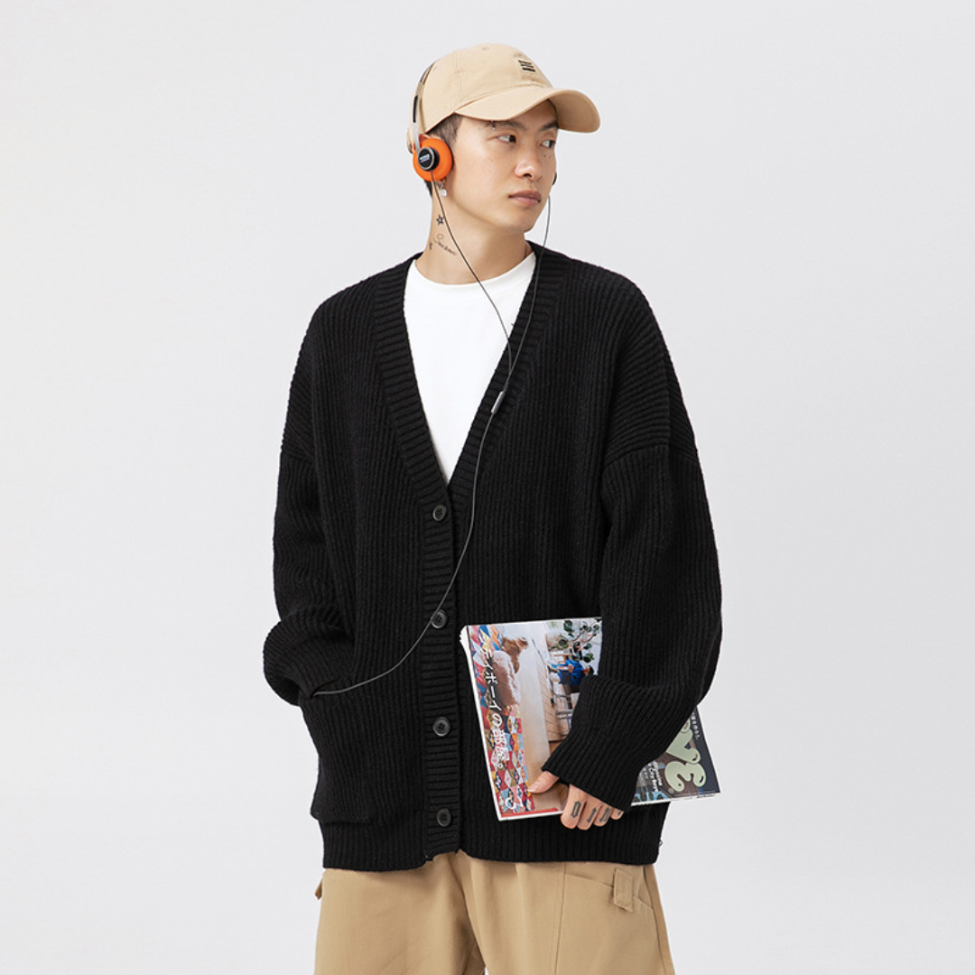 Chunky Rib Cardigan [DLN015]