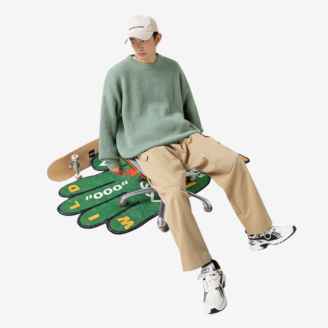 Chunky Rib Knit Oversize Sweater [DLN009]