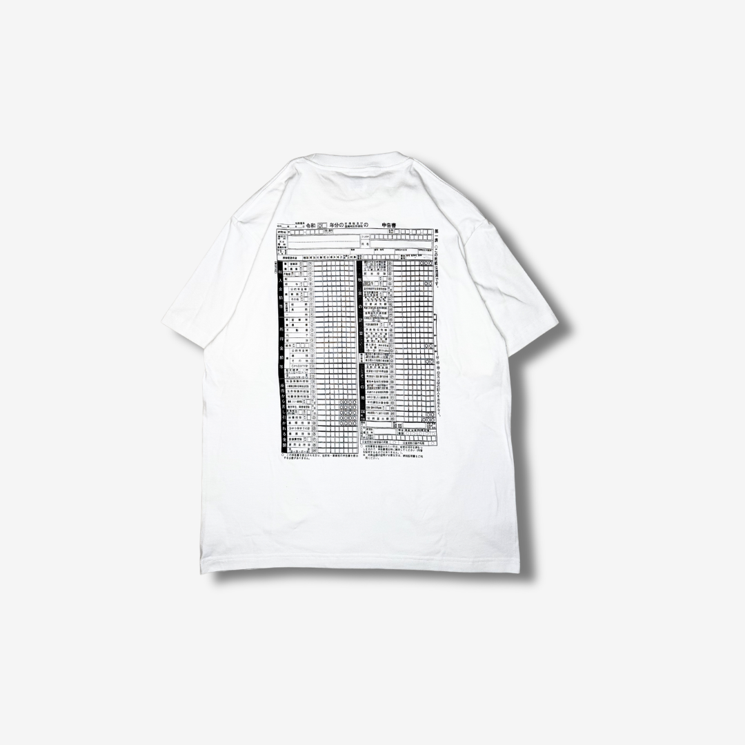 確定申告「Cash Flow」Tシャツ 著用コーディ 女性｜DAILY LIFE NOIZE