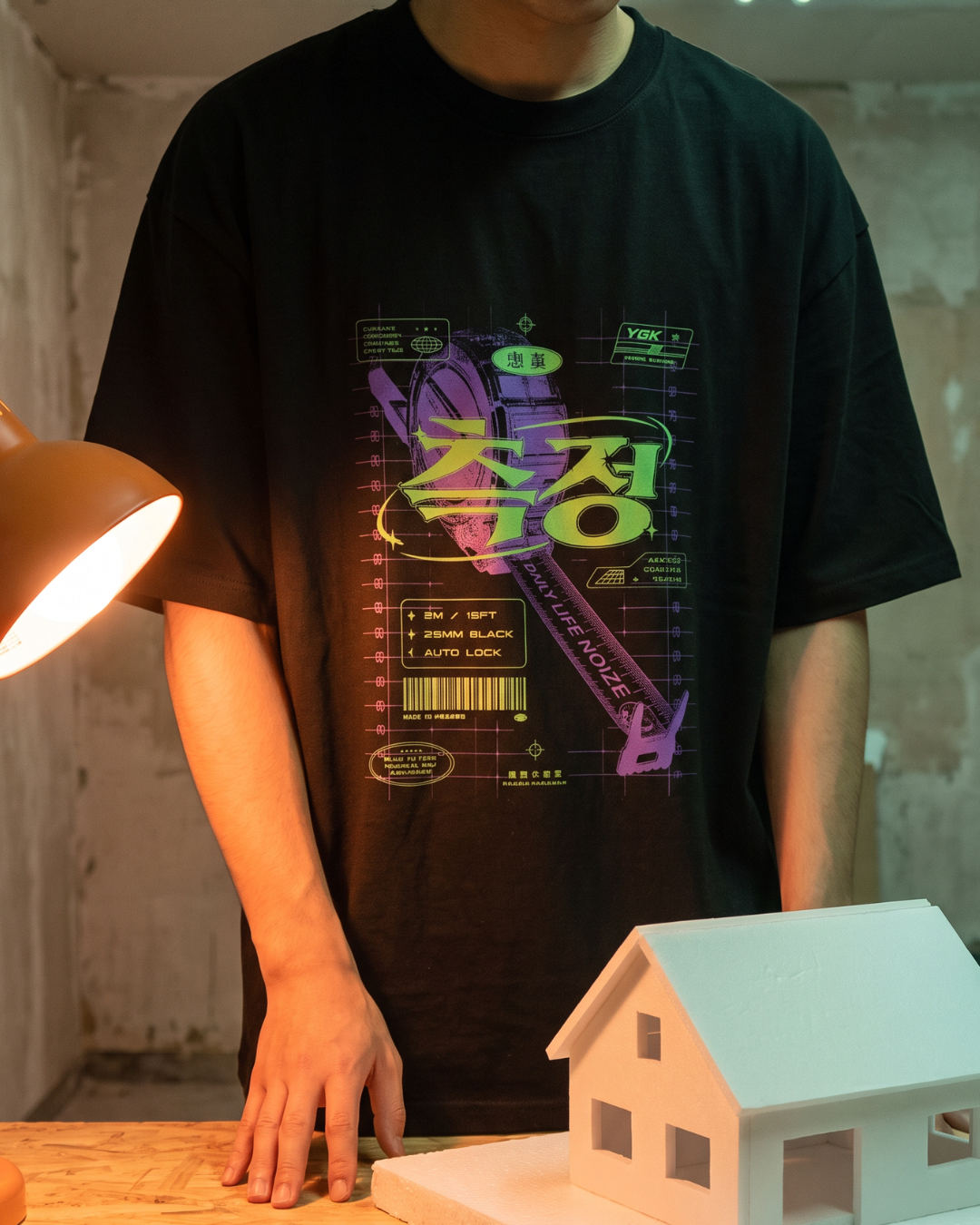 Scale Tシャツ プリント詳細 設計図｜DAILY LIFE NOIZE