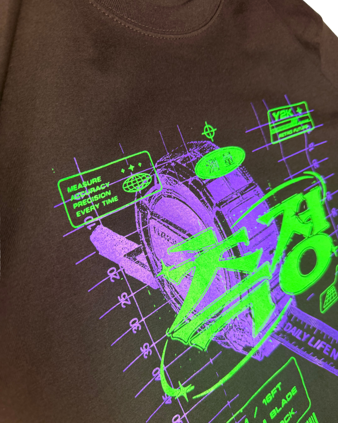 「Scale」職人グラフィックTシャツ 別アングル｜DAILY LIFE NOIZE