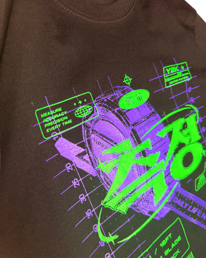 「Scale」職人グラフィックTシャツ 別アングル｜DAILY LIFE NOIZE