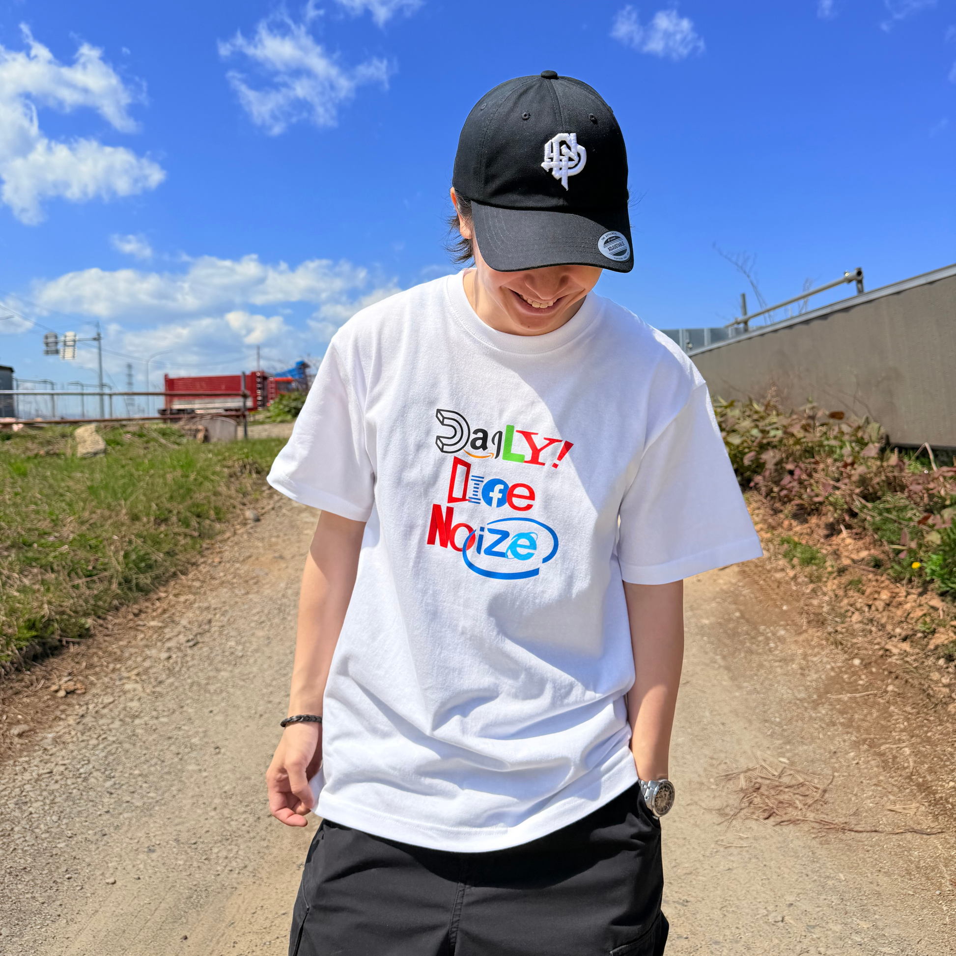 DLN Expandong Tシャツ 着用イメージ｜DAILY LIFE NOIZE