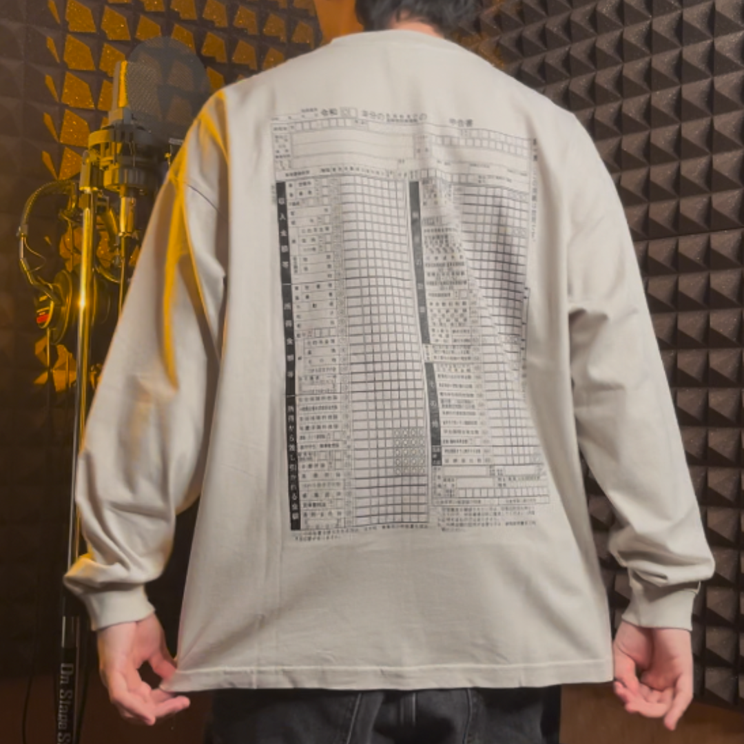 確定申告 "Cash Flow" LS Tee Ⅱ