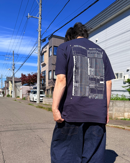 確定申告「Cash Flow」第三表 ネイビーTシャツ コーディネート｜DAILY LIFE NOIZE