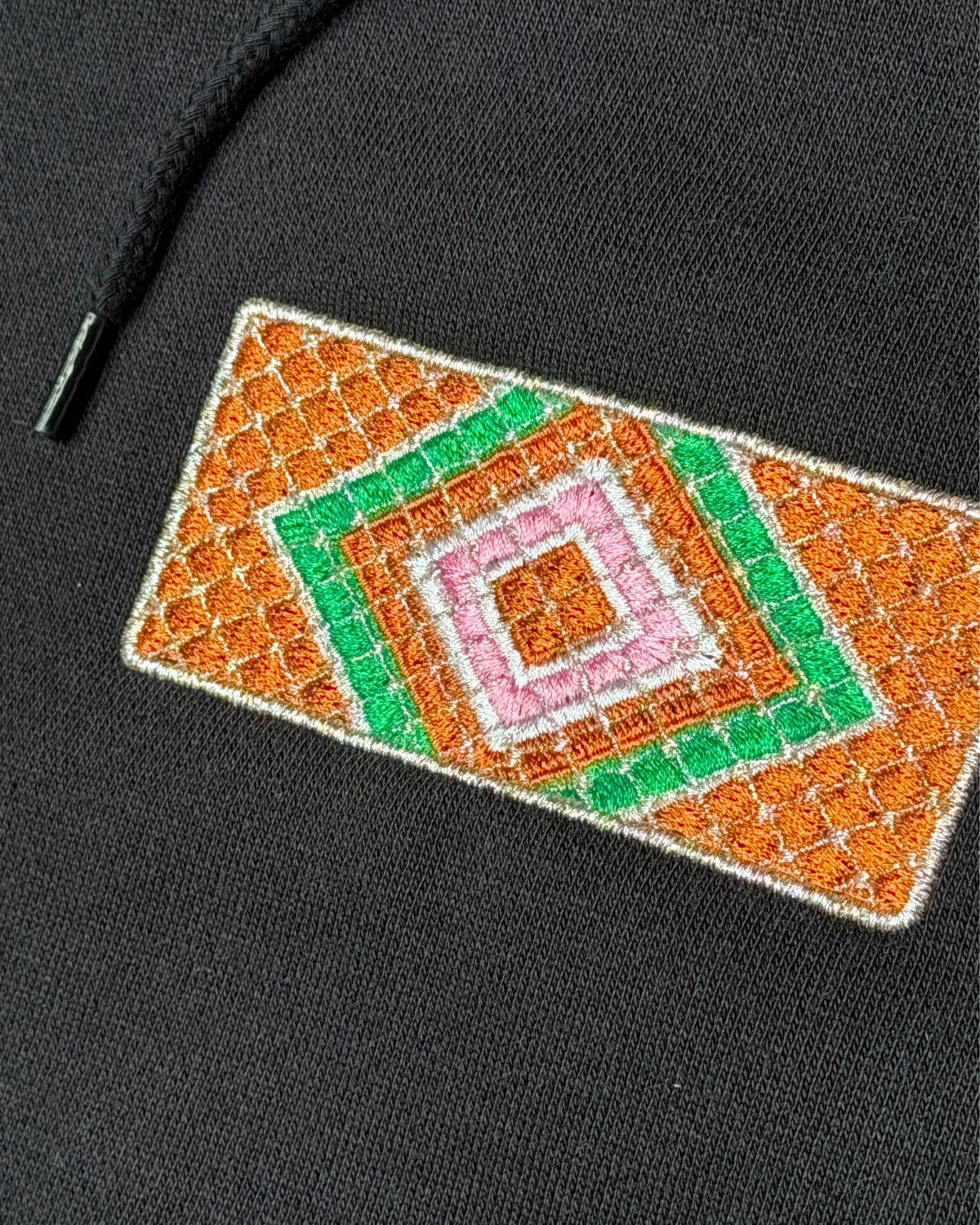 昭和レトロ玄関マット柄 刺繍ボックスロゴ 詳細｜DAILY LIFE NOIZE