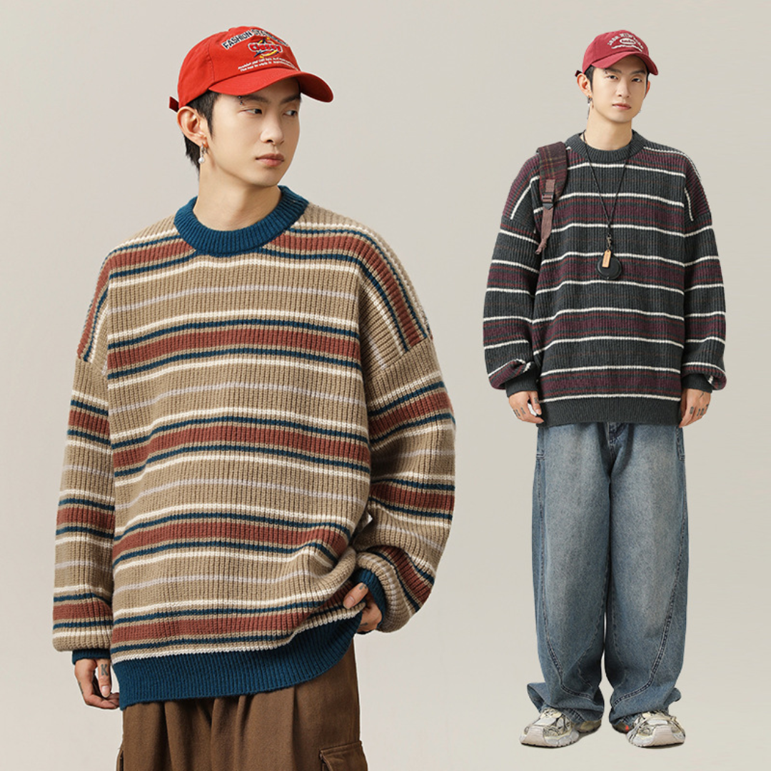 Loose Border Knit Sweater [DLN013]