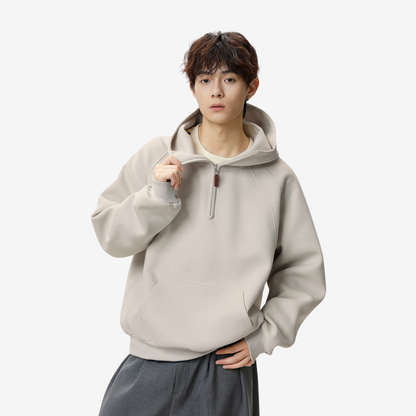 Half-Neck 3D Line Hoodie [DLN018]