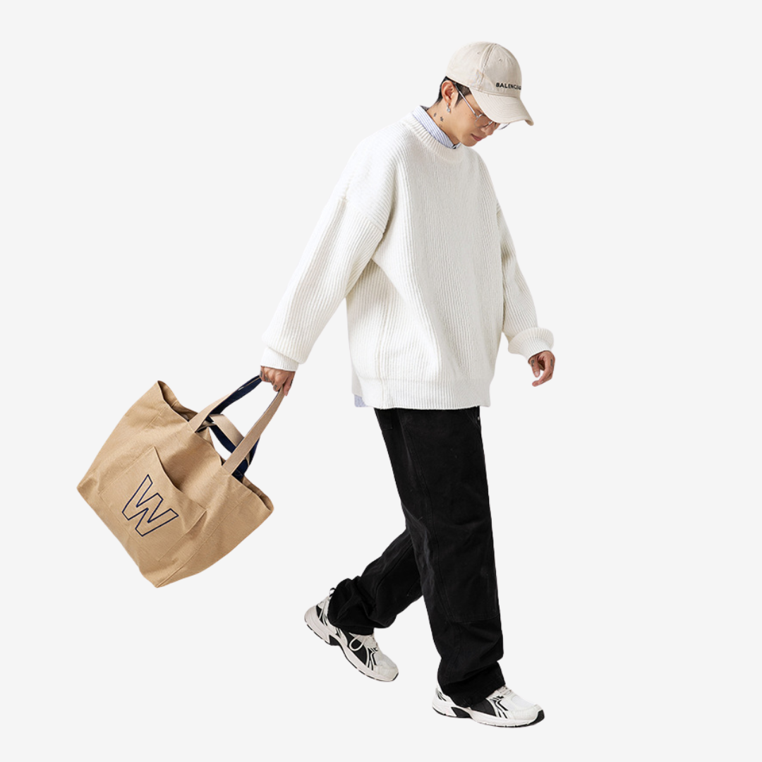 Chunky Rib Knit Oversize Sweater [DLN009]