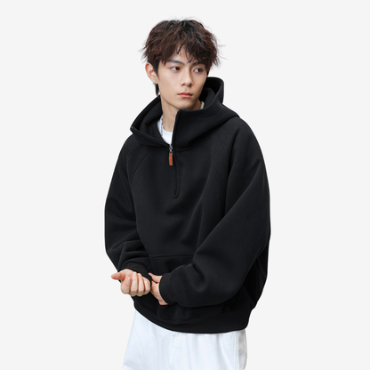 Half-Neck 3D Line Hoodie [DLN018]