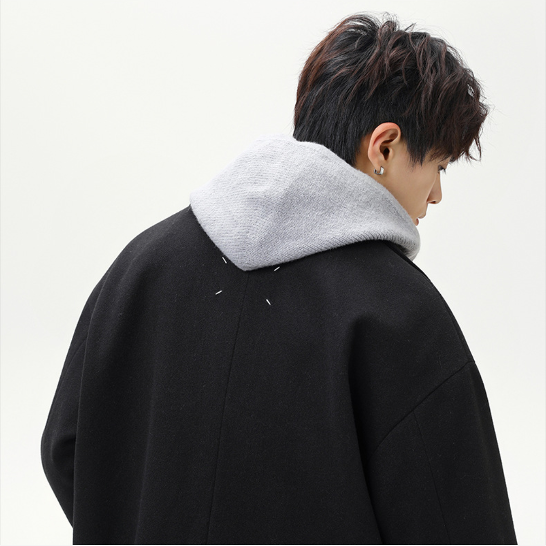 Wool Blend Overcoat [DLN014]