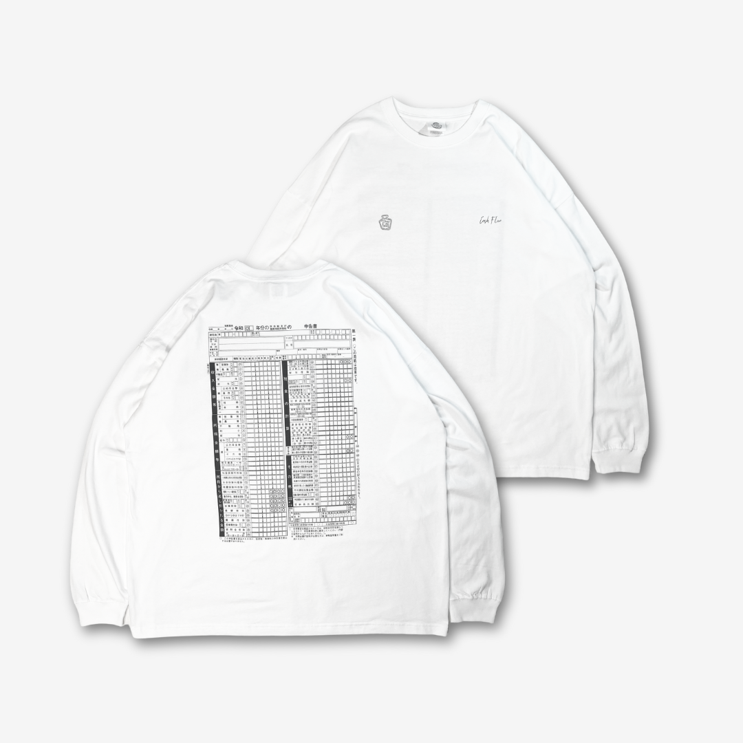 確定申告 "Cash Flow" LS Tee Ⅱ