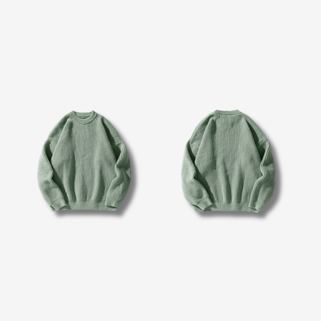 Chunky Rib Knit Oversize Sweater [DLN009]