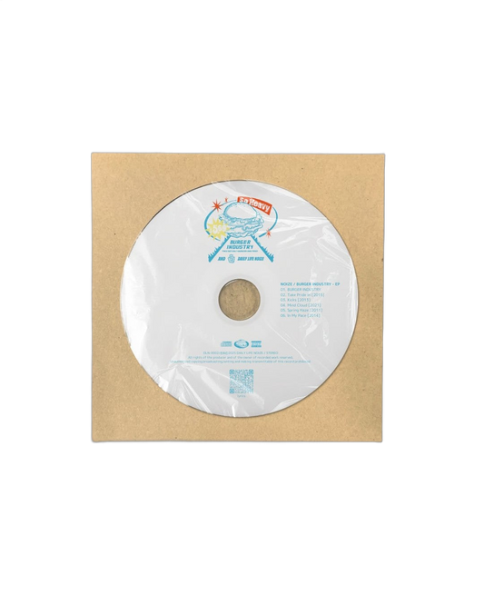 BURGER INDUSTRY × NOIZE コラボEP CDジャケット｜DAILY LIFE NOIZE