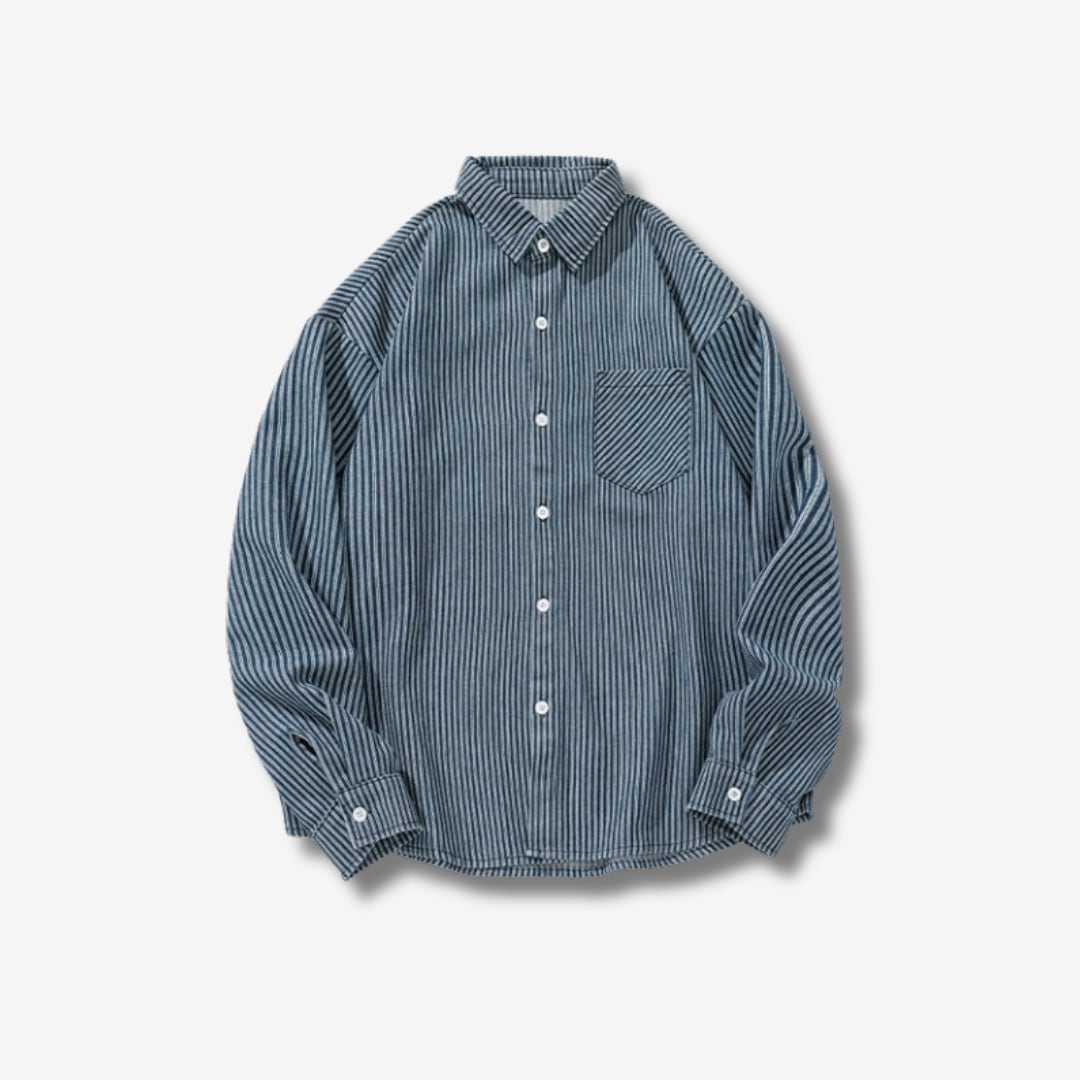 Washed Denim Loose Shirt [DLN001]