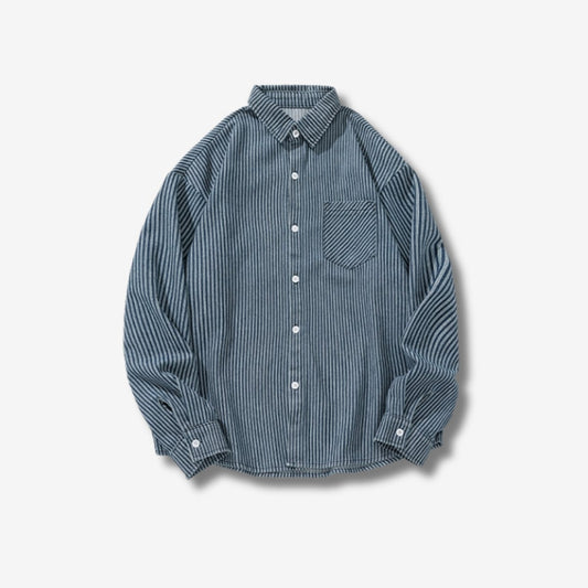 Washed Denim Loose Shirt [DLN001]