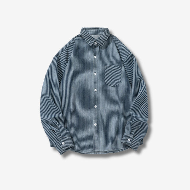 Washed Denim Loose Shirt [DLN001]