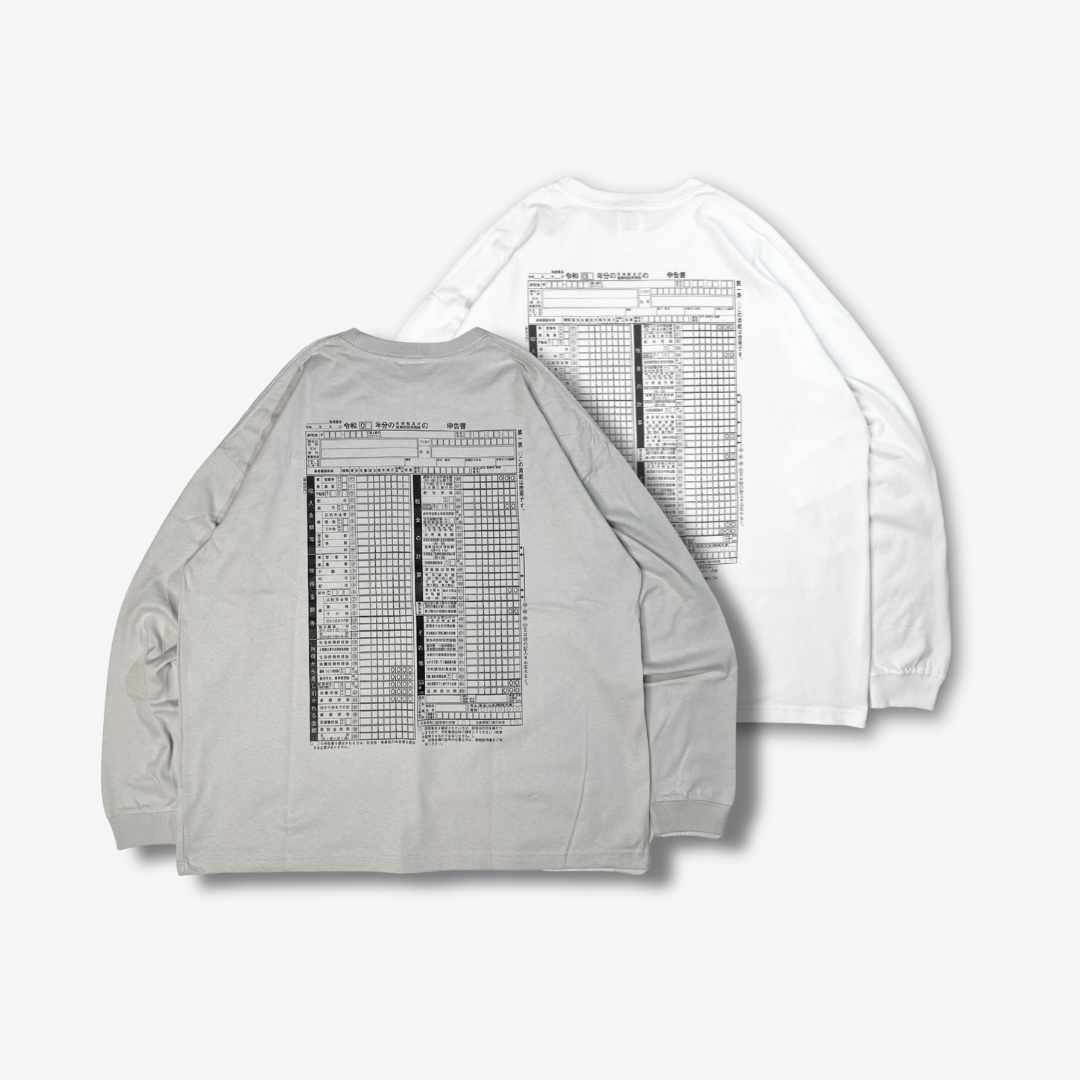 確定申告 "Cash Flow" LS Tee Ⅱ
