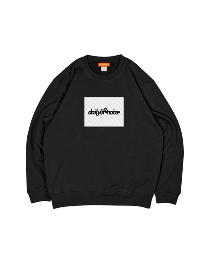 透過失敗 Fake PNG Sweat ブラック 正面の商品画像｜DAILY LIFE NOIZE