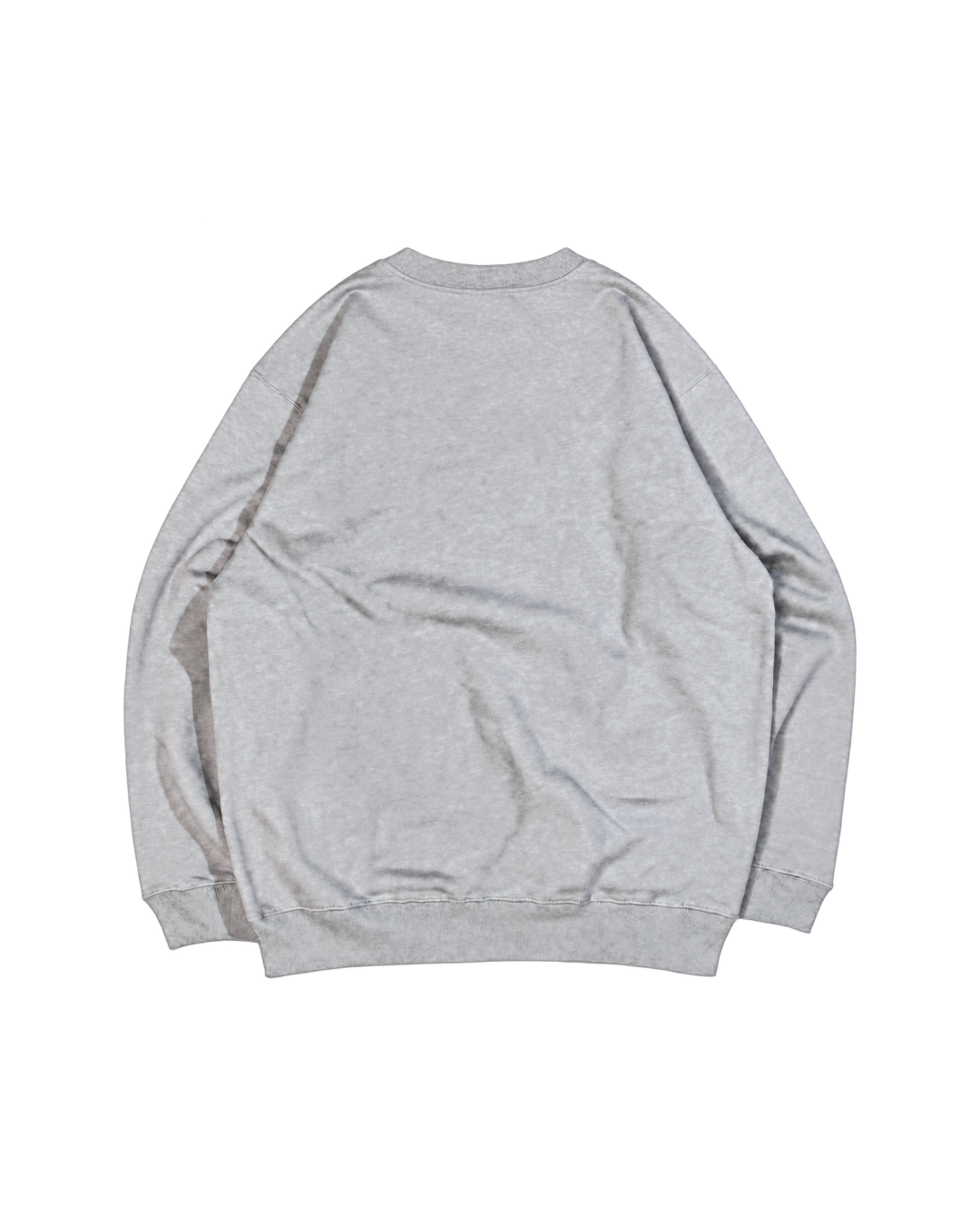 Gapao Rice Sweat アッシュ 無地の背面