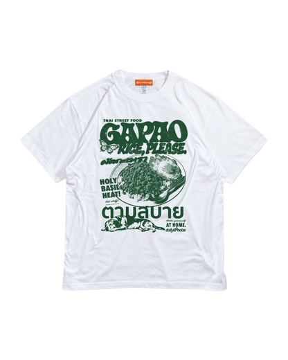 Gapao Rice Tee ホワイト 大判フロント