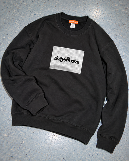 透過失敗 Fake PNG Sweat ブラック 全体の平置きイメージ