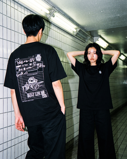 履歴書「うるせー しらねー」Tシャツ 正面｜DAILY LIFE NOIZE