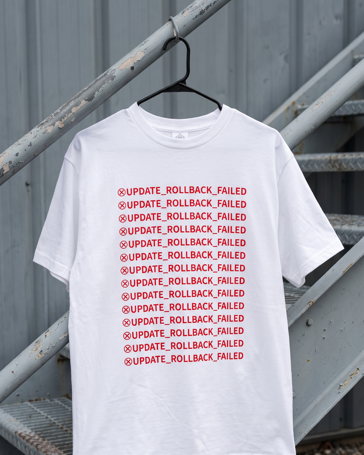 UPDATE_ROLLBACK_FAILED クラウドエラーTシャツ サイズ感｜DAILY LIFE NOIZE
