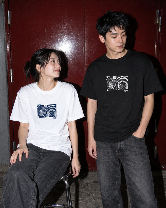 画狂老人卍 ”Shaka” Tee ホワイト・ブラック 全カラー着用|DAILY LIFE NOIZE