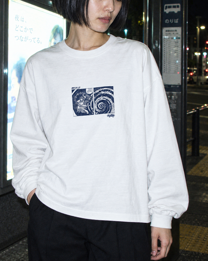 画狂老人卍 ”Shaka” BOX LS Tee
