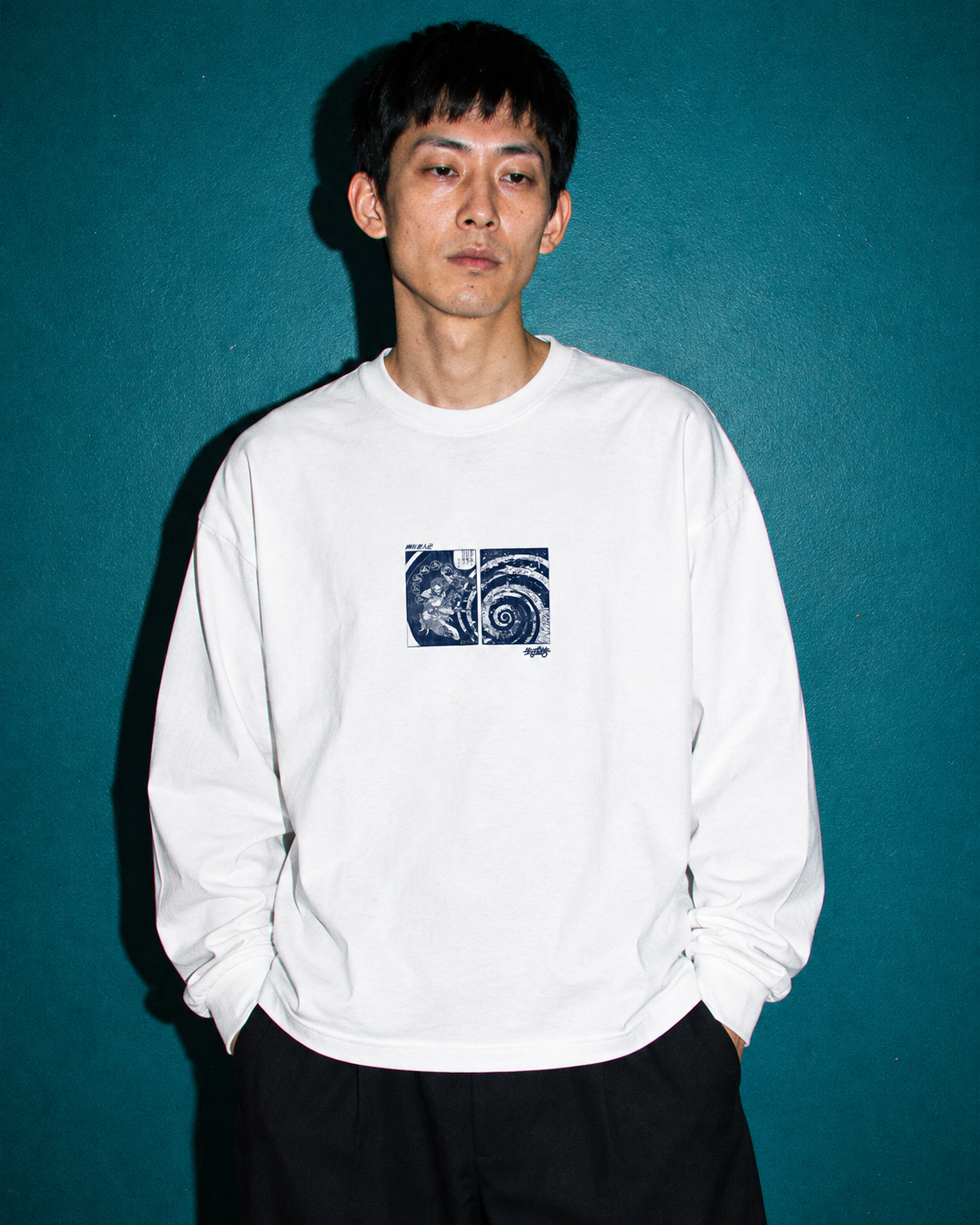 画狂老人卍 ”Shaka” BOX LS Tee