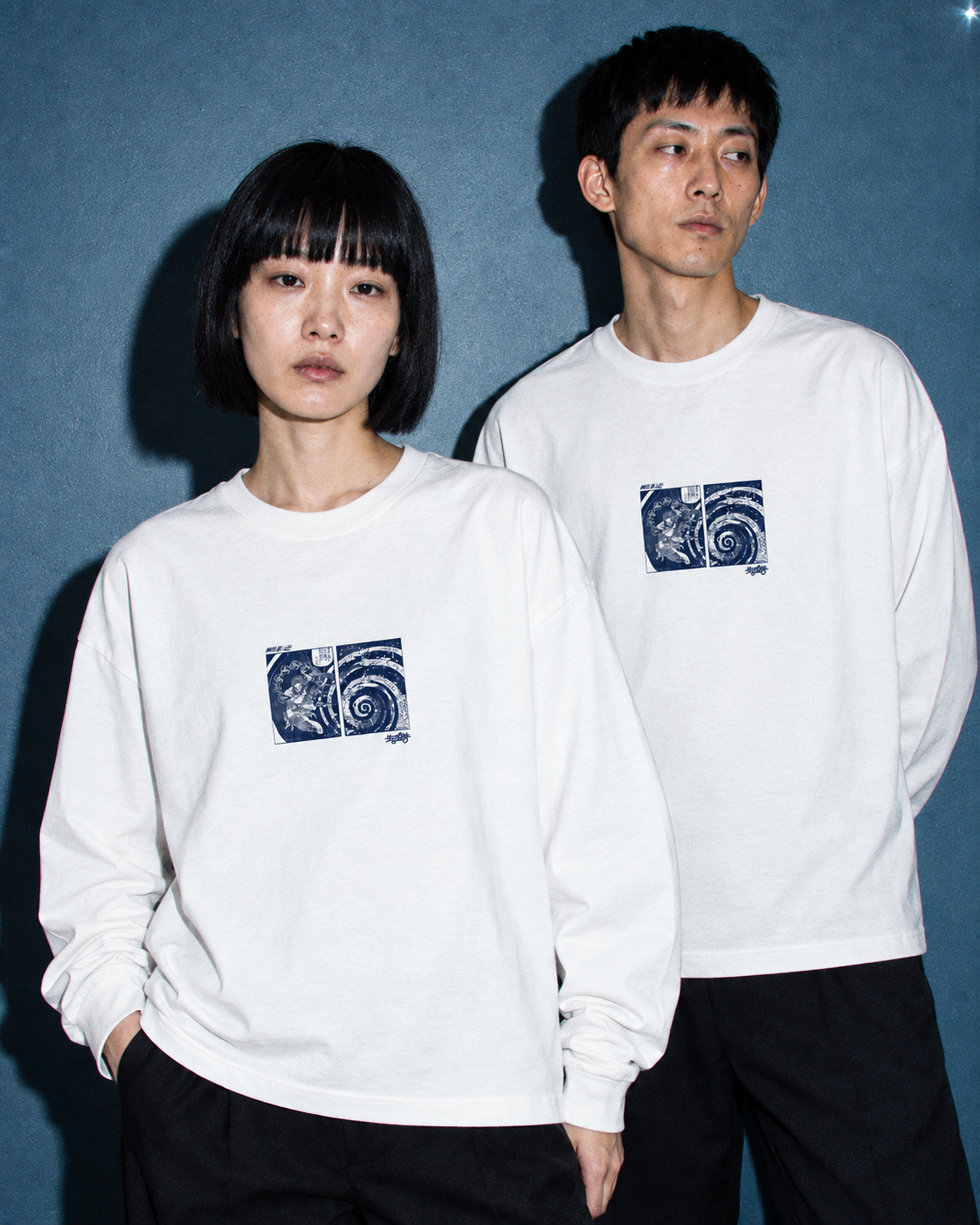 画狂老人卍 ”Shaka” BOX LS Tee