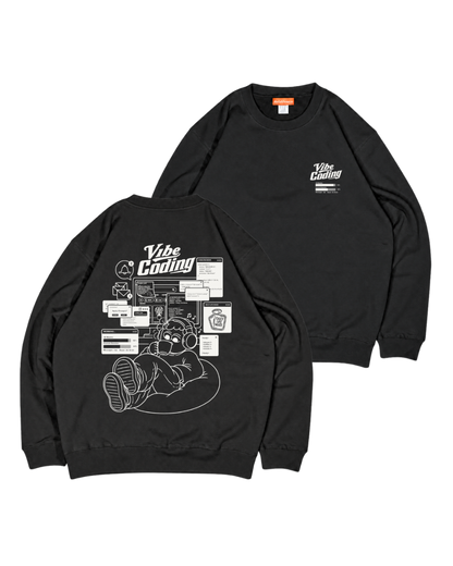 Vibe Coding Sweat ブラック・OFF WHITE 053 新ボディ 前後ペア