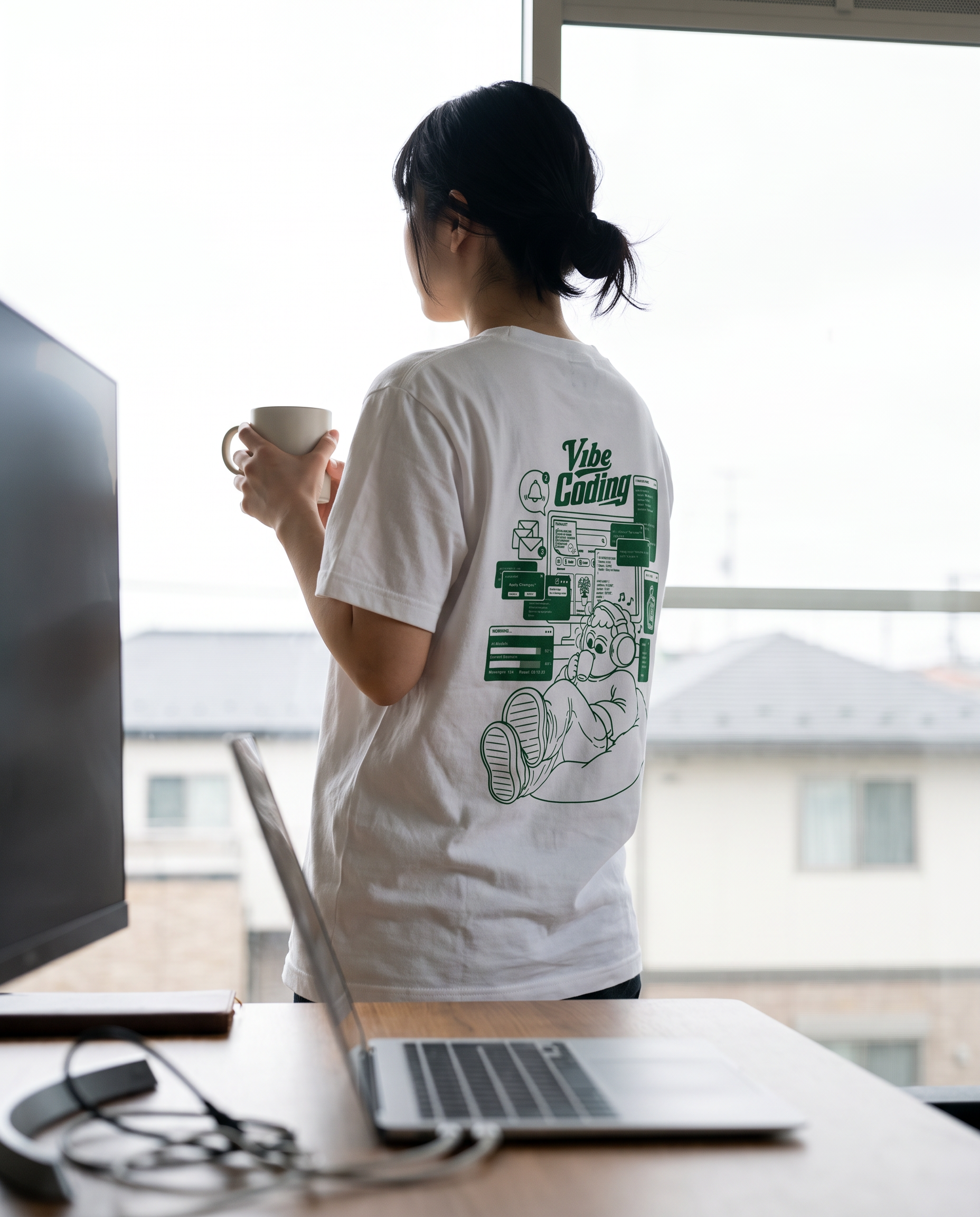 Vibe Coding Tシャツ コーディネート｜DAILY LIFE NOIZE