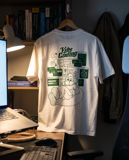 Vibe Coding Tシャツ プリント詳細｜DAILY LIFE NOIZE