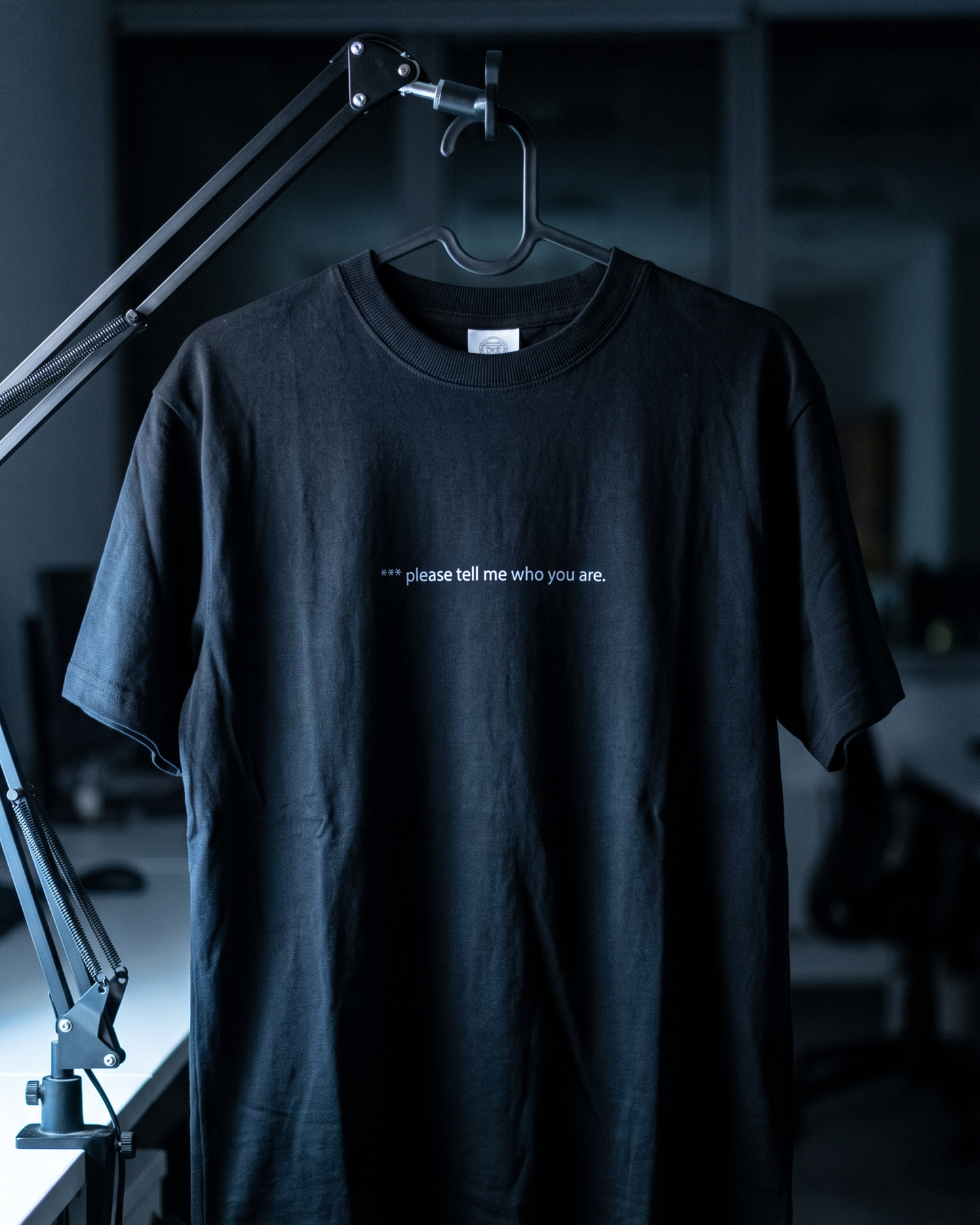 "please tell me who you are" Tee